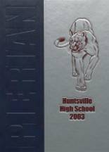 Huntsville High School 2003 yearbook cover photo