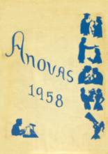 Savona High School 1958 yearbook cover photo