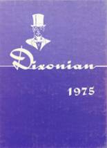 Dixon High School 1975 yearbook cover photo