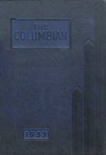 Columbia City High School 1933 yearbook cover photo