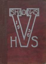 Verona High School 1936 yearbook cover photo