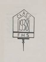 1938 Foley High School Yearbook from Foley, Alabama cover image