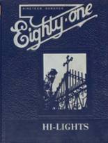 1981 St. Vincent High School Yearbook from Savannah, Georgia cover image