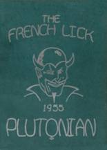 French Lick High School 1955 yearbook cover photo