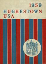 Hughes High School 1959 yearbook cover photo