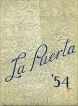 Caruthers Union High School 1954 yearbook cover photo