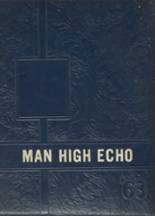Man High School 1963 yearbook cover photo