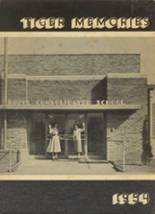 Rozel High School 1954 yearbook cover photo