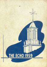 Bedford High School 1959 yearbook cover photo