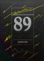 ROWVA High School 1989 yearbook cover photo