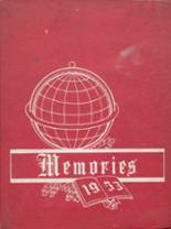 Minerva High School 1953 yearbook cover photo