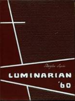 Concordia Lutheran High School 1960 yearbook cover photo