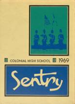 Colonial High School 1969 yearbook cover photo