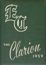 Eau Claire High School 1959 yearbook cover photo