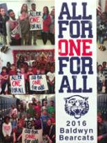 Baldwyn High School 2016 yearbook cover photo