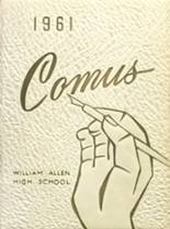 William Allen High School 1961 yearbook cover photo