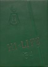 Farmingdale High School 1954 yearbook cover photo