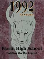 Florin High School 1992 yearbook cover photo