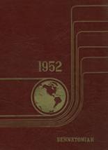 1952 Bennet High School Yearbook from Bennet, Nebraska cover image