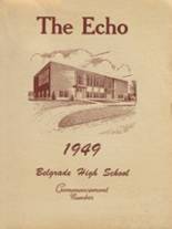 Belgrade High School 1949 yearbook cover photo
