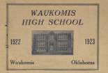 Waukomis High School 1923 yearbook cover photo