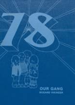 Bogard High School 1978 yearbook cover photo