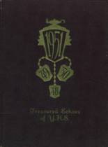 York High School 1951 yearbook cover photo