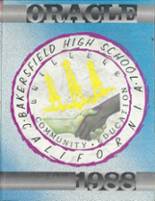 Bakersfield High School 1988 yearbook cover photo