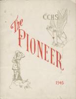 Central Catholic High School 1945 yearbook cover photo