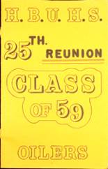 Huntington Beach High School 1959 yearbook cover photo