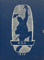 Milburn High School 1949 yearbook cover photo
