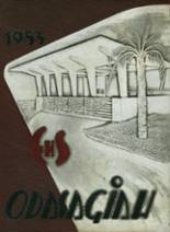 Edgewater High School 1953 yearbook cover photo