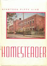 Homestead High School 1959 yearbook cover photo