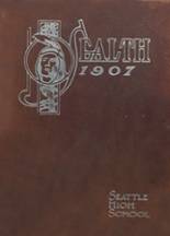 Chief Sealth High School 1907 yearbook cover photo