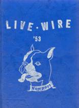Newport High School 1953 yearbook cover photo