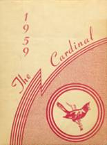 Conway Springs High School 1959 yearbook cover photo