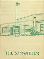 Derby High School 1957 yearbook cover photo
