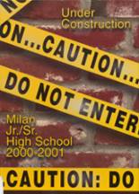 Milan High School 2001 yearbook cover photo