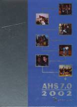 Alvin High School 2002 yearbook cover photo