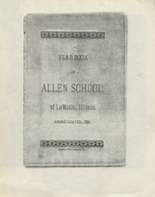 Allen Junior High School 1895 yearbook cover photo