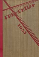 Fremont High School 1933 yearbook cover photo