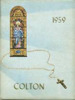 Bishop Colton High School 1959 yearbook cover photo
