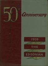 Edison Technical High School 1959 yearbook cover photo