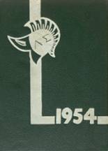 Lincoln School 1954 yearbook cover photo