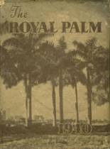 Palm Beach High School 1940 yearbook cover photo