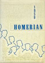 Homer High School 1959 yearbook cover photo