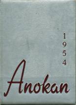 Anoka High School 1954 yearbook cover photo