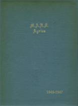Mt. Ayr High School 1947 yearbook cover photo