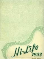 Farmingdale High School 1953 yearbook cover photo