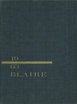 Blairsville High School 1963 yearbook cover photo